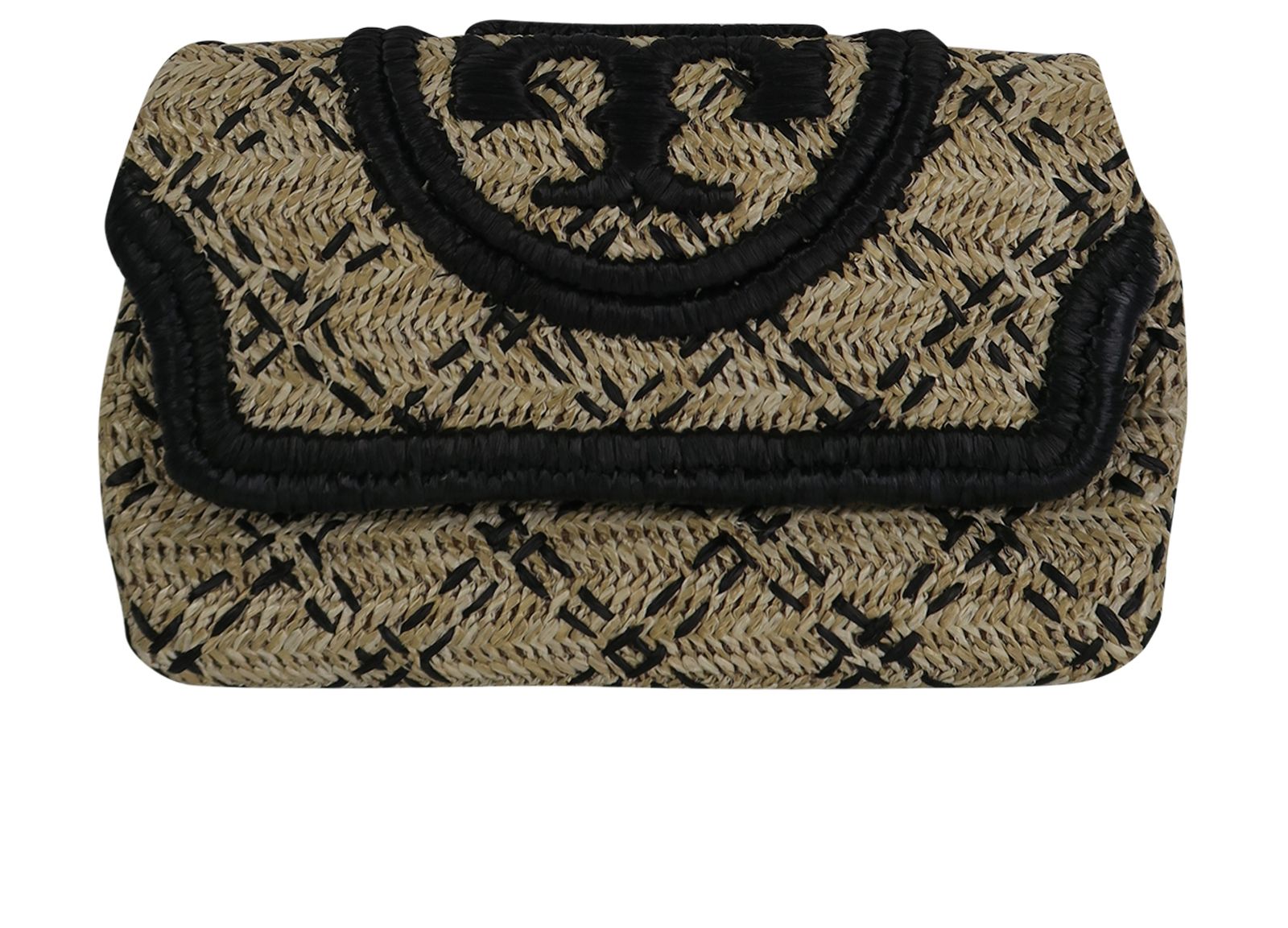 Fleming Soft Straw Clutch Tory Burch Designer Exchange Buy Sell Exchange